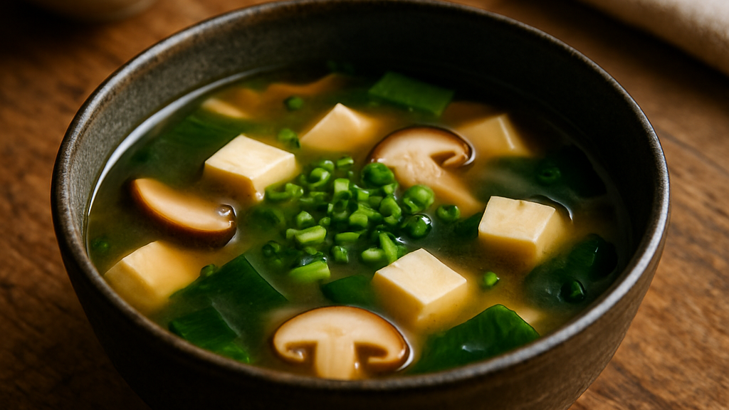 Image of Miso Suppe (20 Min) | Herzhaftes Rezept