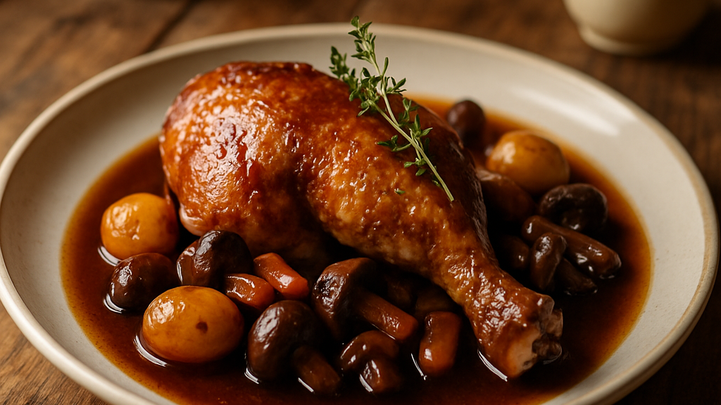 Image of Coq Au Vin (120 Min) | Herzhaftes Rezept