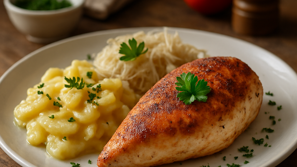 Image of Hähnchenbrustfilet (30 Min) | Herzhaftes Rezept