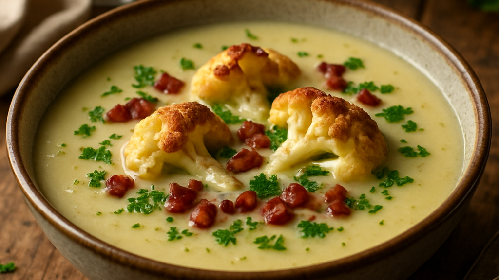Image of Blumenkohlsuppe (30 Min) | Cremiges Rezept