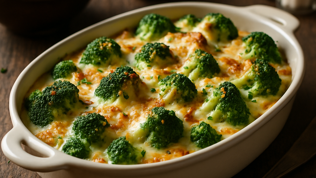 Image of Brokkoli Auflauf (40 Min) | Herzhaftes Rezept