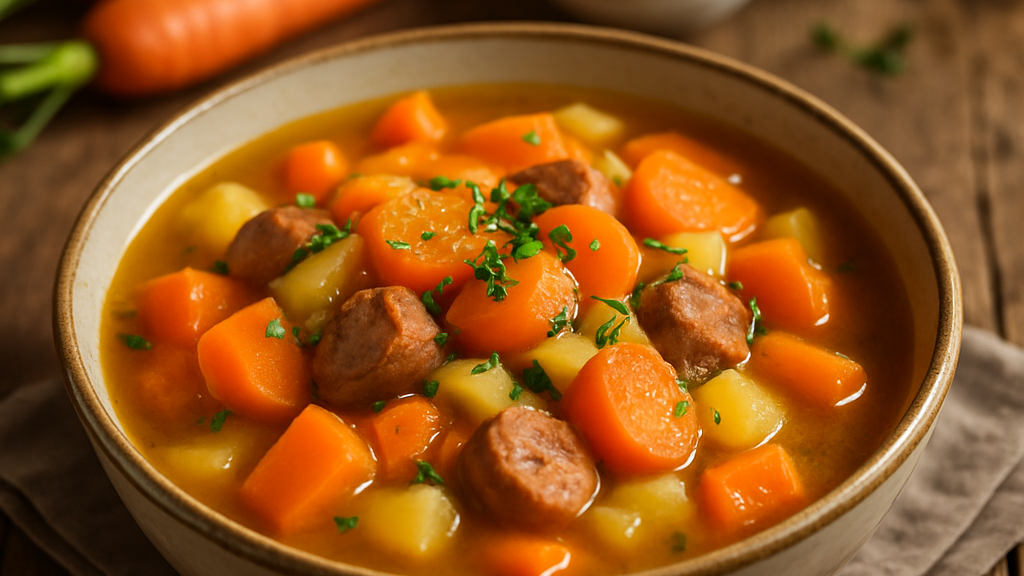Image of Möhreneintopf (45 Min) | Herzhaftes Rezept