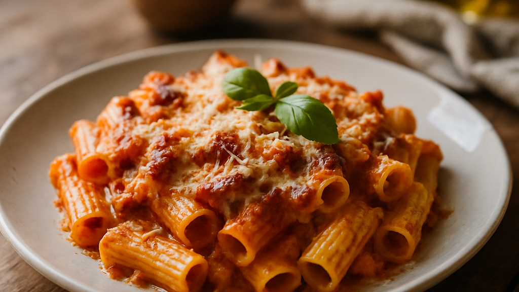 Image of Rigatoni Al Forno (45 Min) | Herzhaftes Ofengericht