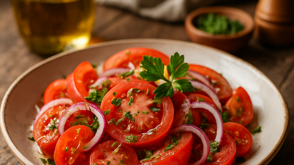 Image of Tomatensalat (15 Min) | Frischer Genuss