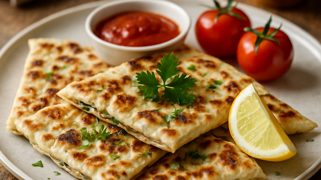 Image of Gözleme (45 Min) | Herzhaftes Rezept