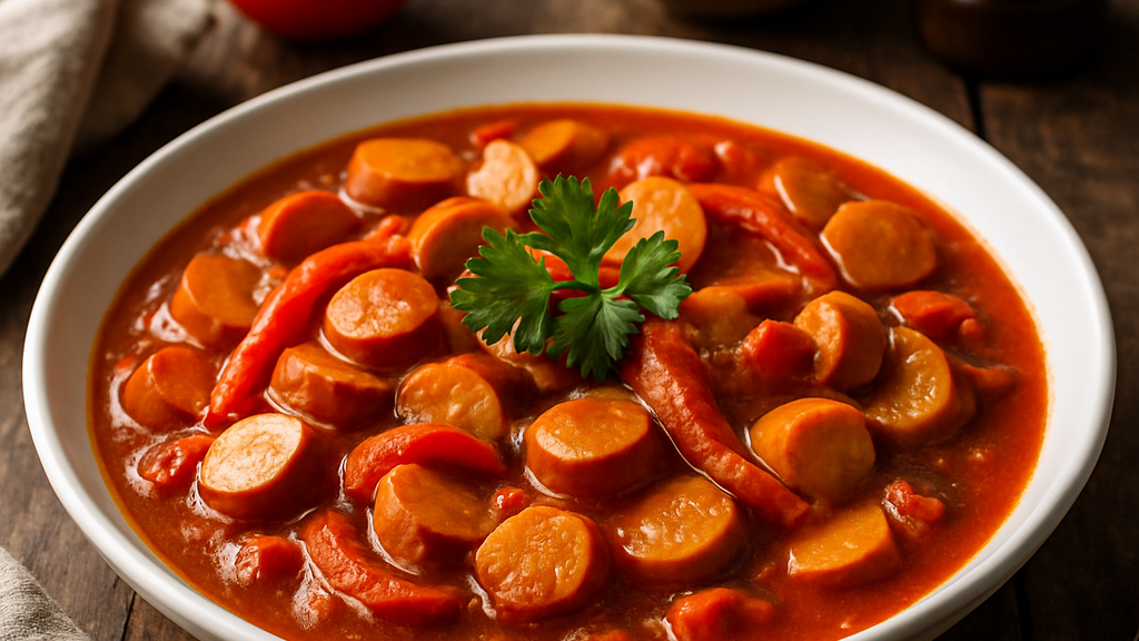 Image of Würstchengulasch (30 Min) | Herzhaftes Rezept