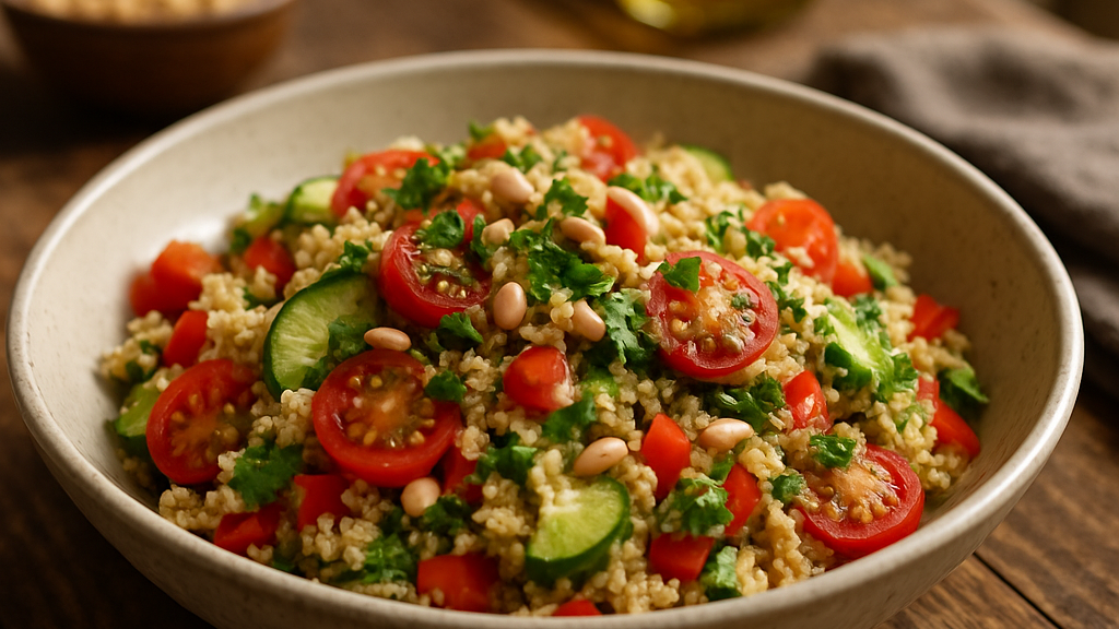 Image of Quinoa Salat (20 Min) | Frisches Veggie-Rezept