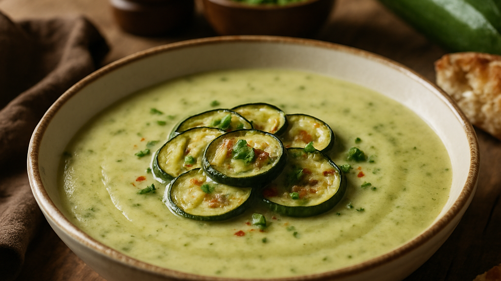 Image of Zucchinisuppe (30 Min) | Cremiges Rezept