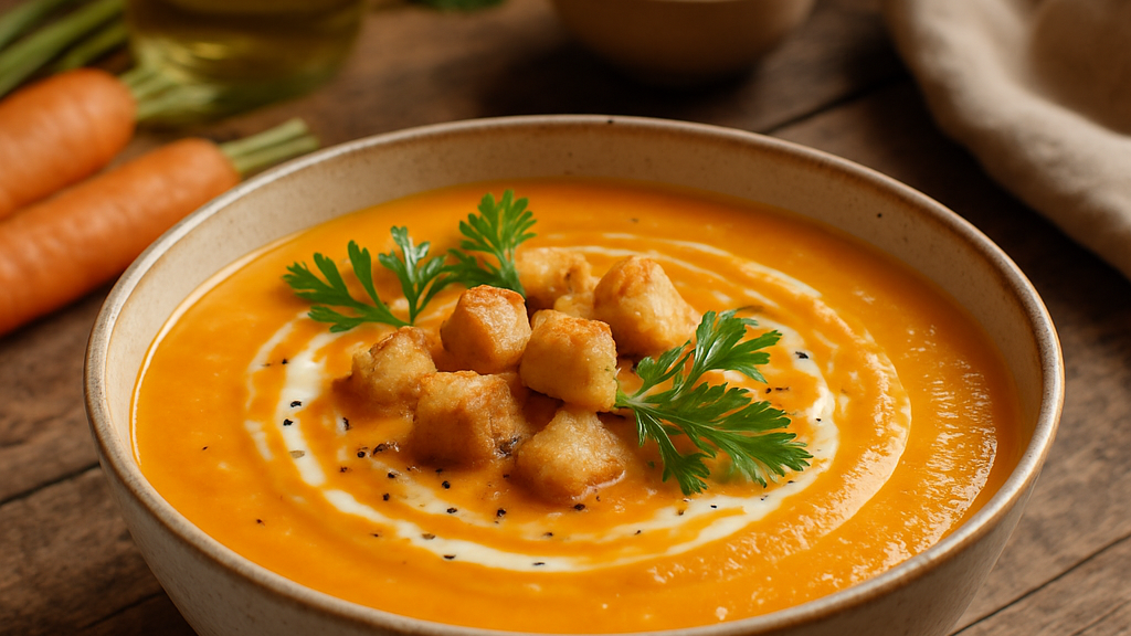 Image of Möhrensuppe (30 Min) | Cremiges Rezept