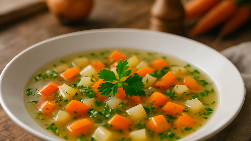 Image of Gemüsebrühe (45 Min) | Herzhaftes Rezept
