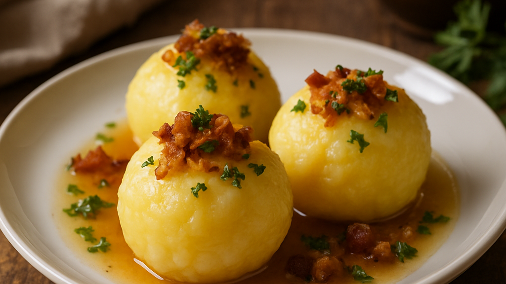 Image of Kartoffelknödel (45 Min) | Herzhaftes Rezept