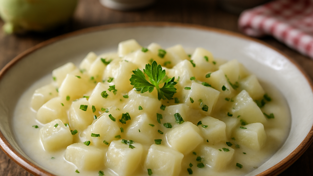 Image of Kohlrabigemüse (30 Min) | Herzhaftes Rezept
