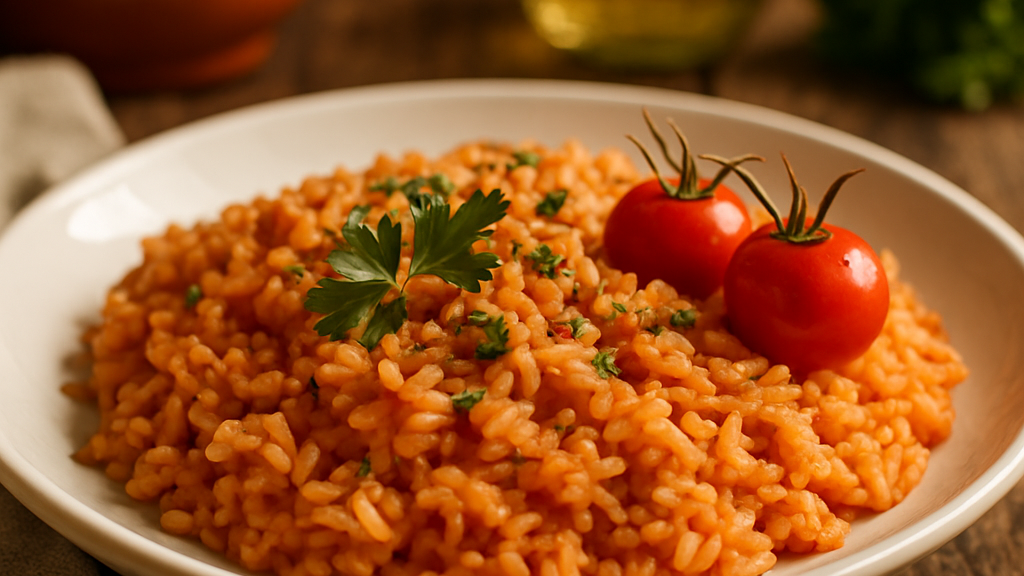 Image of Tomatenreis (25 Min) | Würziges Rezept