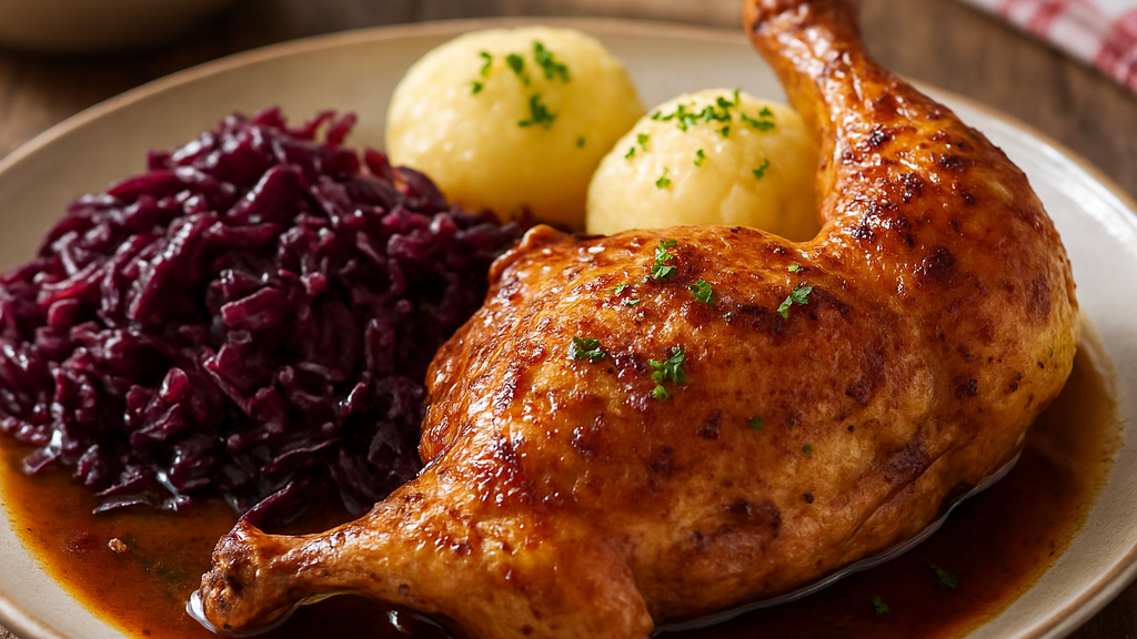 Image of Hähnchen im Backofen (90 Min) | Herzhaftes Rezept