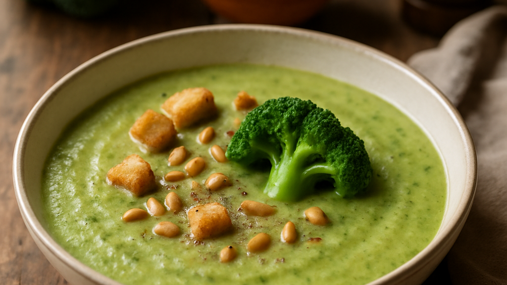 Image of Brokkoli Suppe (25 Min) | Cremiges Rezept