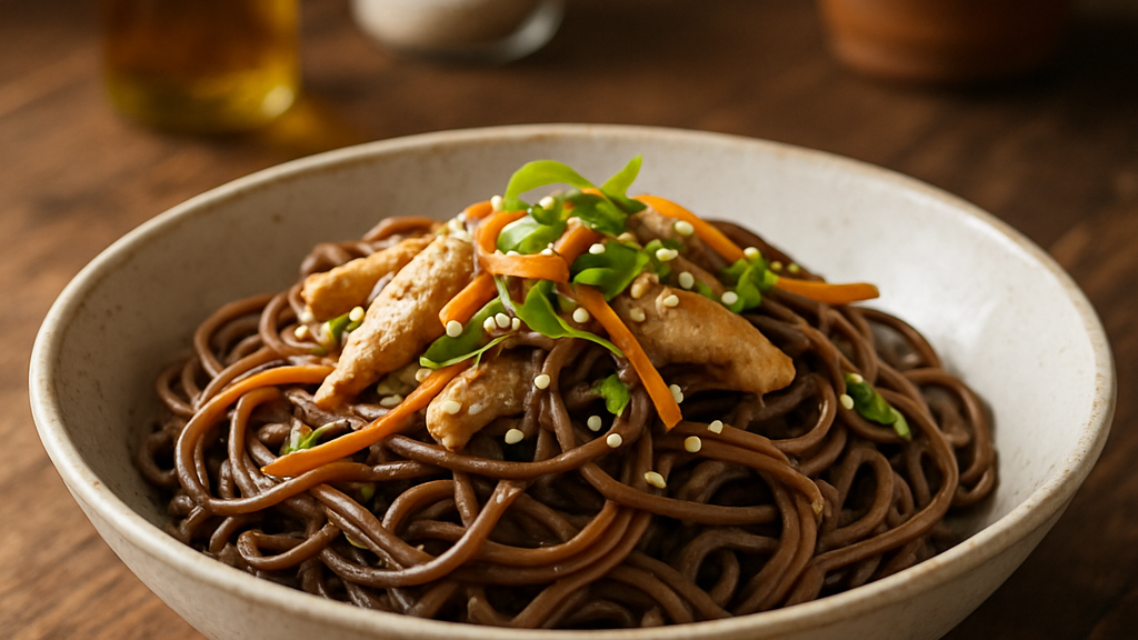Image of Soba Nudeln (25 Min) | Herzhaftes Rezept