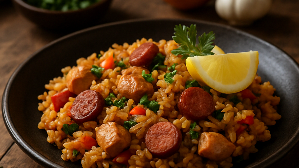 Image of Reispfanne (30 Min) | Herzhaftes Rezept