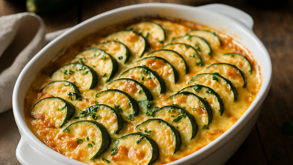 Image of Zucchini Auflauf (45 Min) | Herzhaftes Rezept