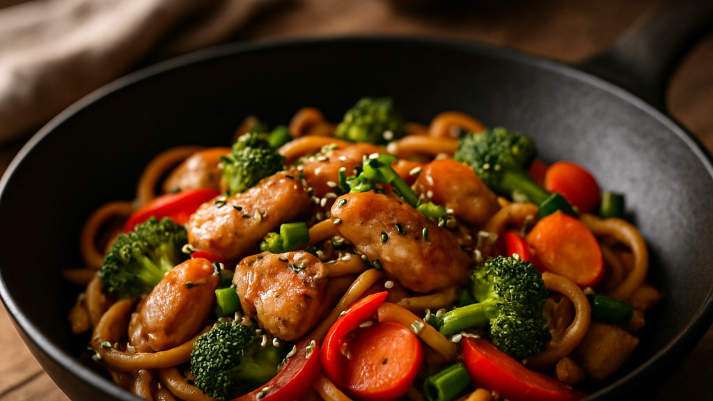 Image of Wok Pfanne (30 Min) | Schnelles Rezept