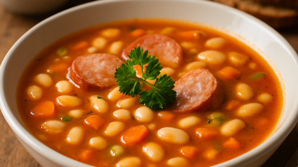 Image of Bohnensuppe (45 Min) | Herzhaftes Rezept