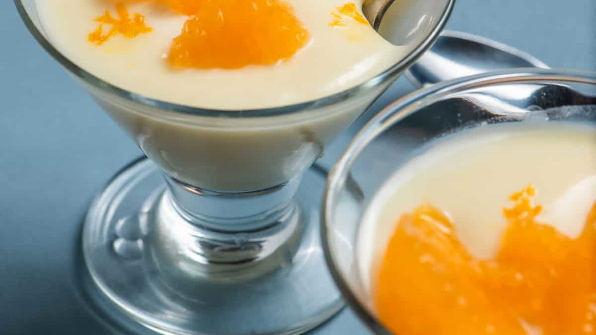 Tangerine‑Kissed Silky Posset with Tangerine Extract