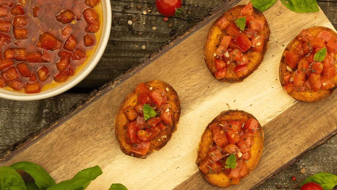 Image of Recette de Bruschettas au Vinaigre Balsamique
