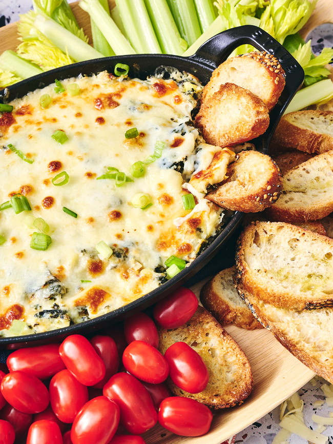 Image of Spinach Artichoke Cheddar Dip