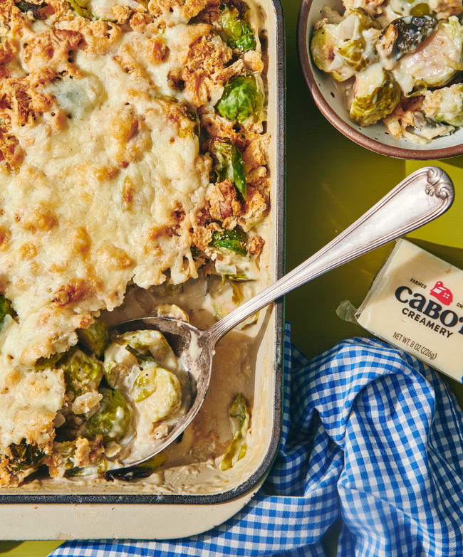 Image of Cheesy Brussels Sprout Casserole