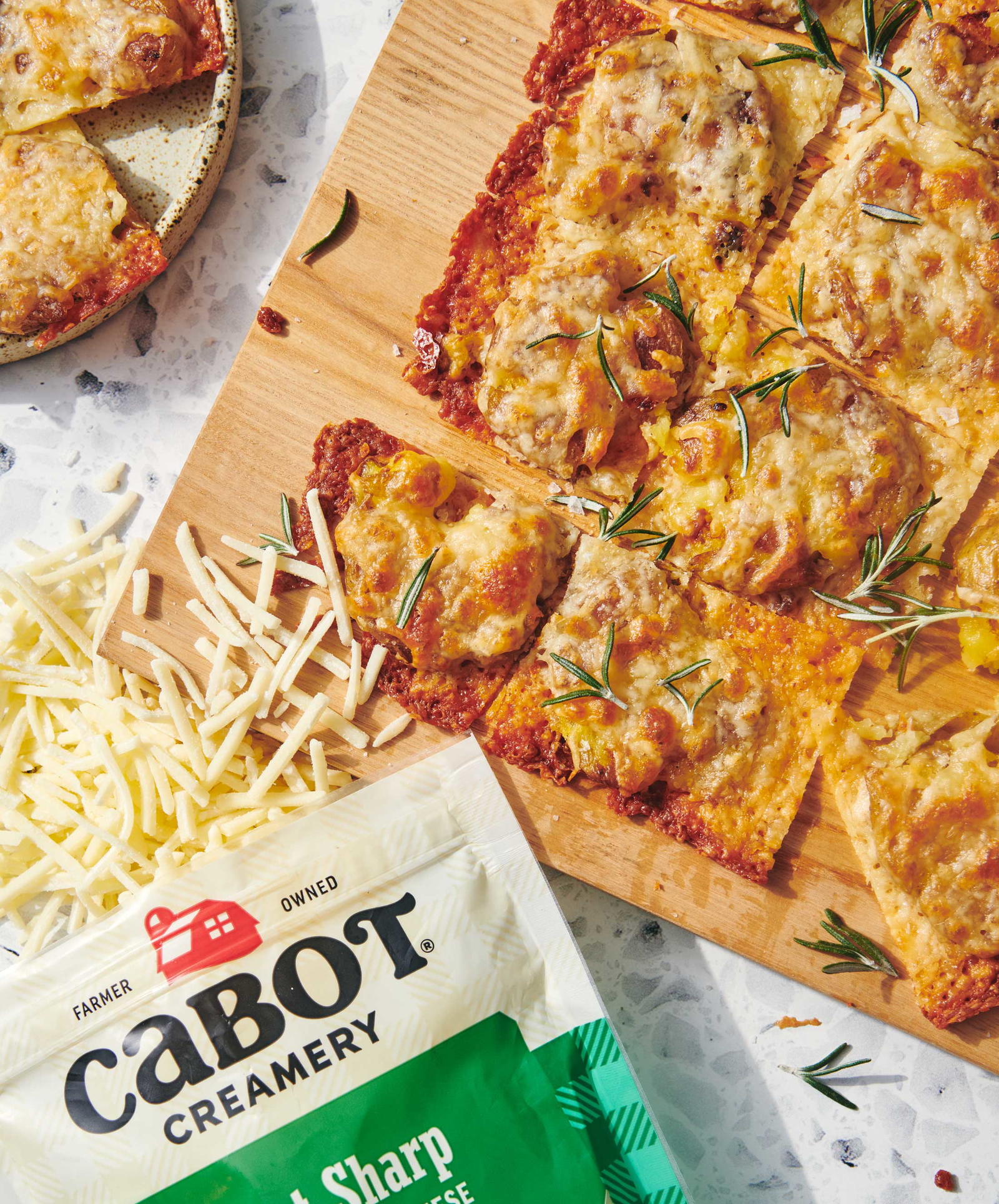 Cheesy Smashed Potatoes