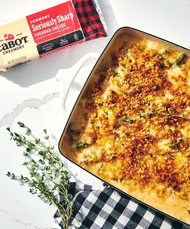 Image of Cheddar Green Bean Casserole