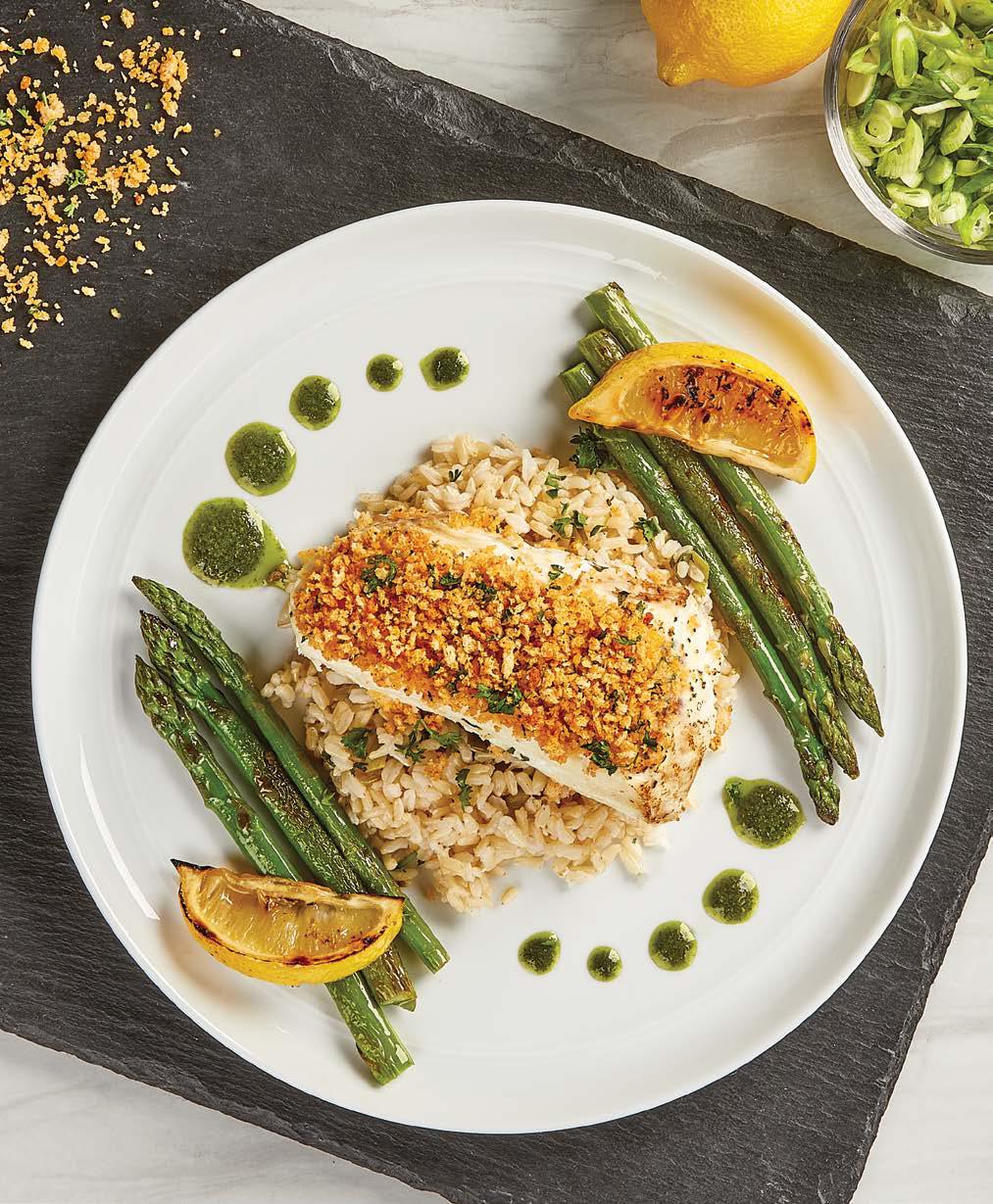 Halibut with Herbs