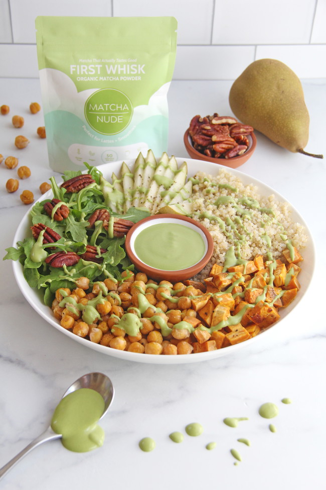 Image of Autumn Matcha Quinoa Power Bowl