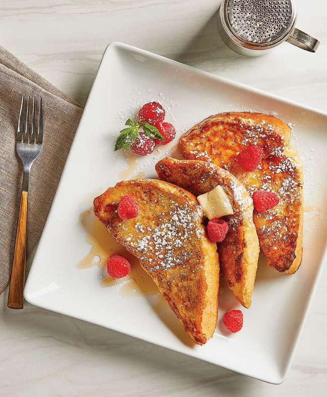 French Toast with Raspberries