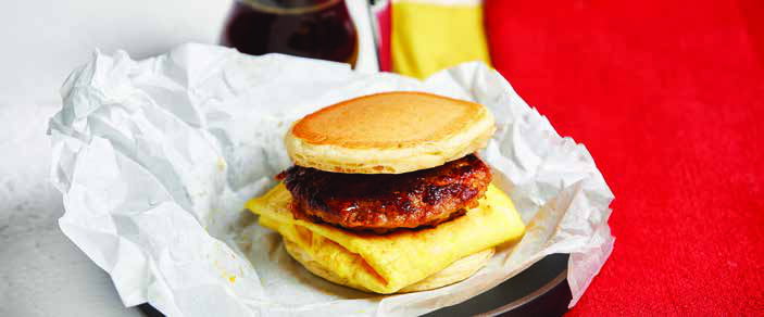 Sausage Griddle Sandwich