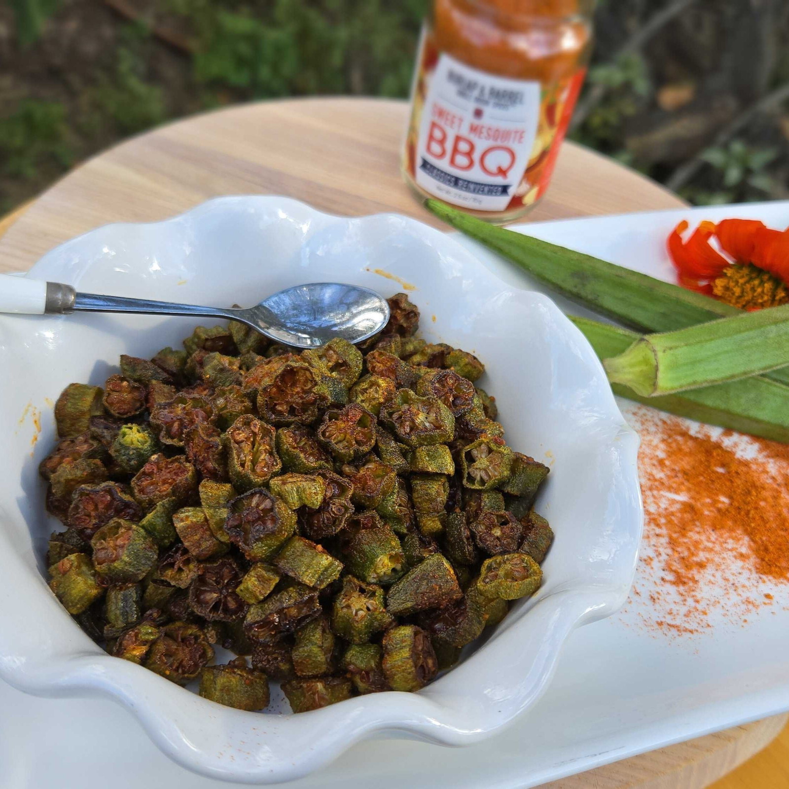 Image of Crunchy Sweet BBQ Okra