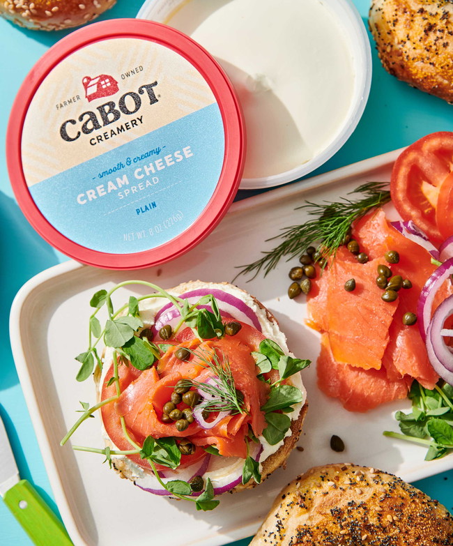 Image of Salmon & Cream Cheese Bagel Sandwich