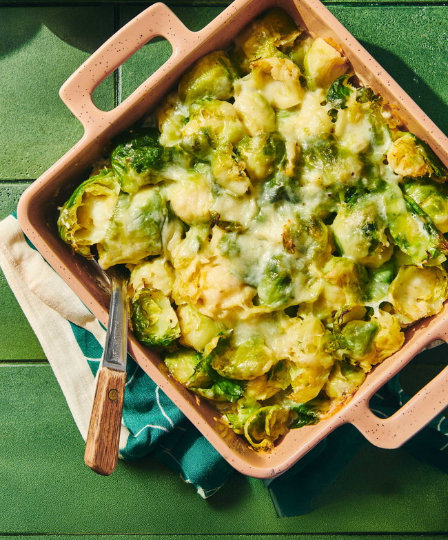 Image of Richardson Farm’s Smashed Brussels Sprouts With Cheese