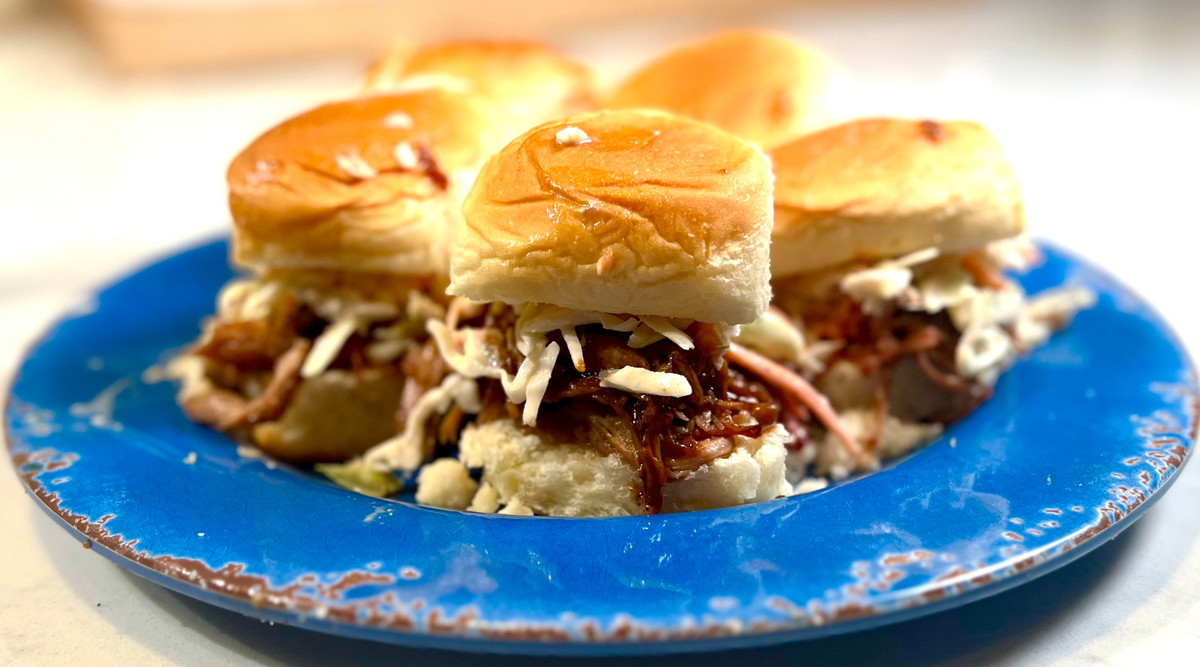 Pulled Pork Miso Macadamia Slaw Recipe
