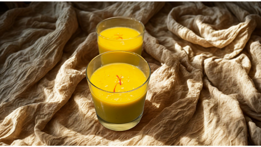 Chai Spiced Mango Lassi