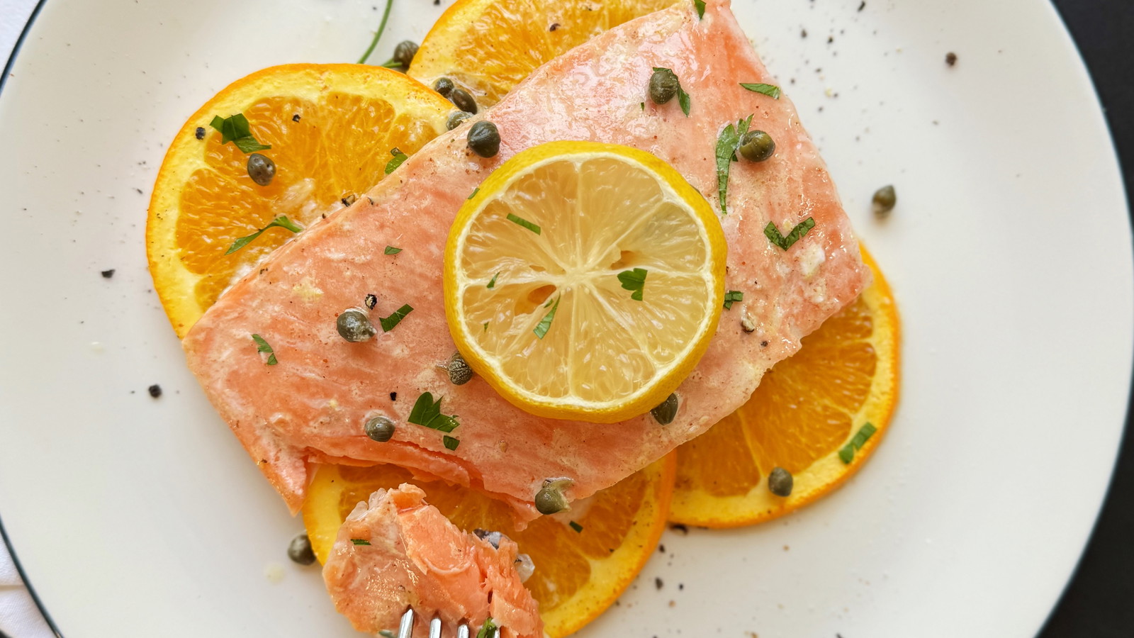 Image of Slow Roasted Sockeye Salmon with Citrus