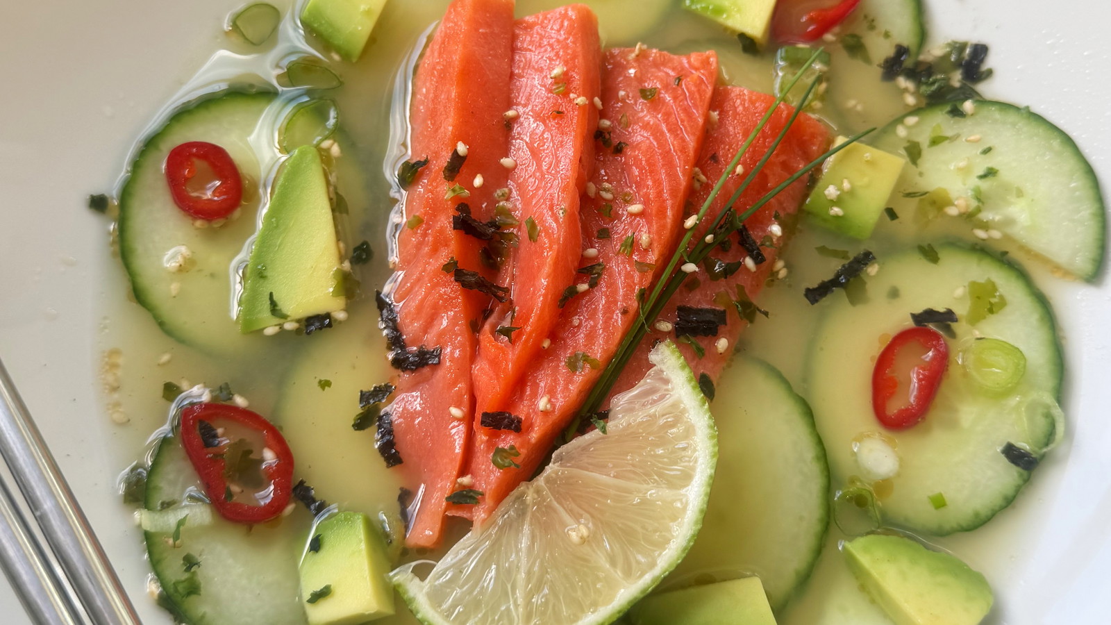 Image of Simple Sockeye Salmon Crudo