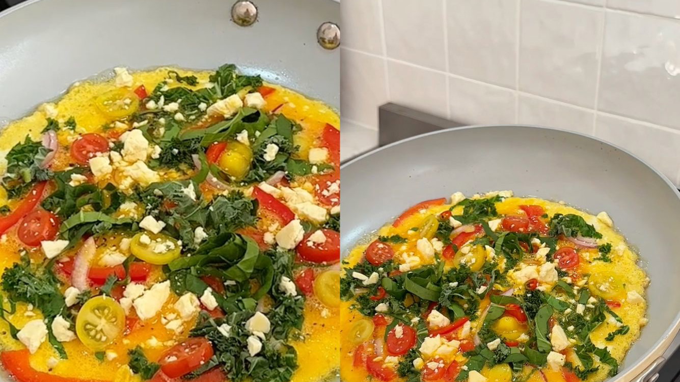 Image of Vibrant Mediterranean Omelette