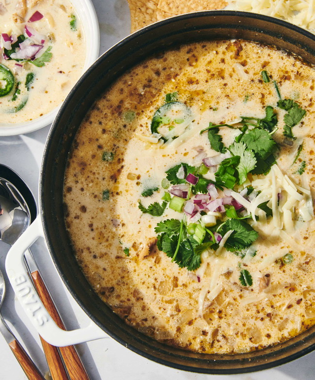 Image of Cheesy White Chicken Chili 