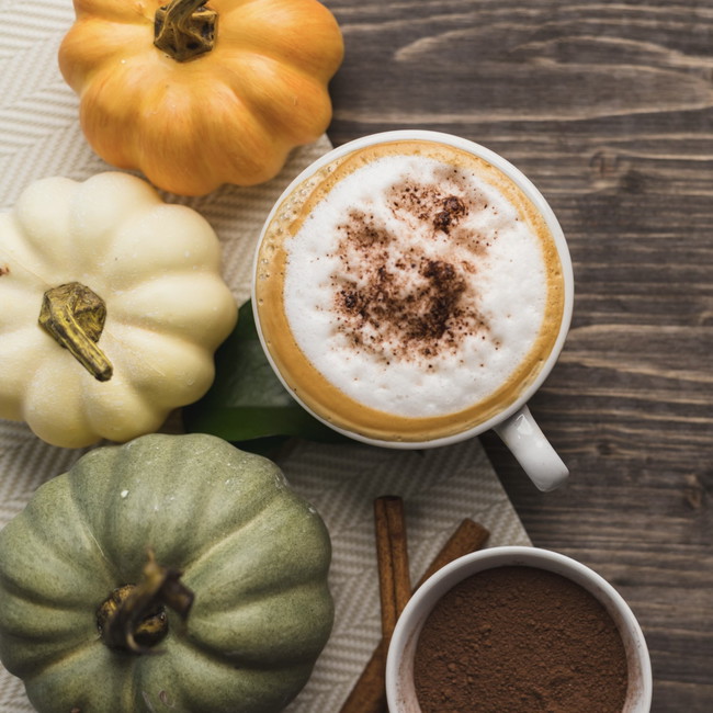 Image of pumpkin spice café con leche (my cuban twist on a latte)