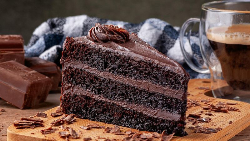 Image of Donkere chocoladetaart