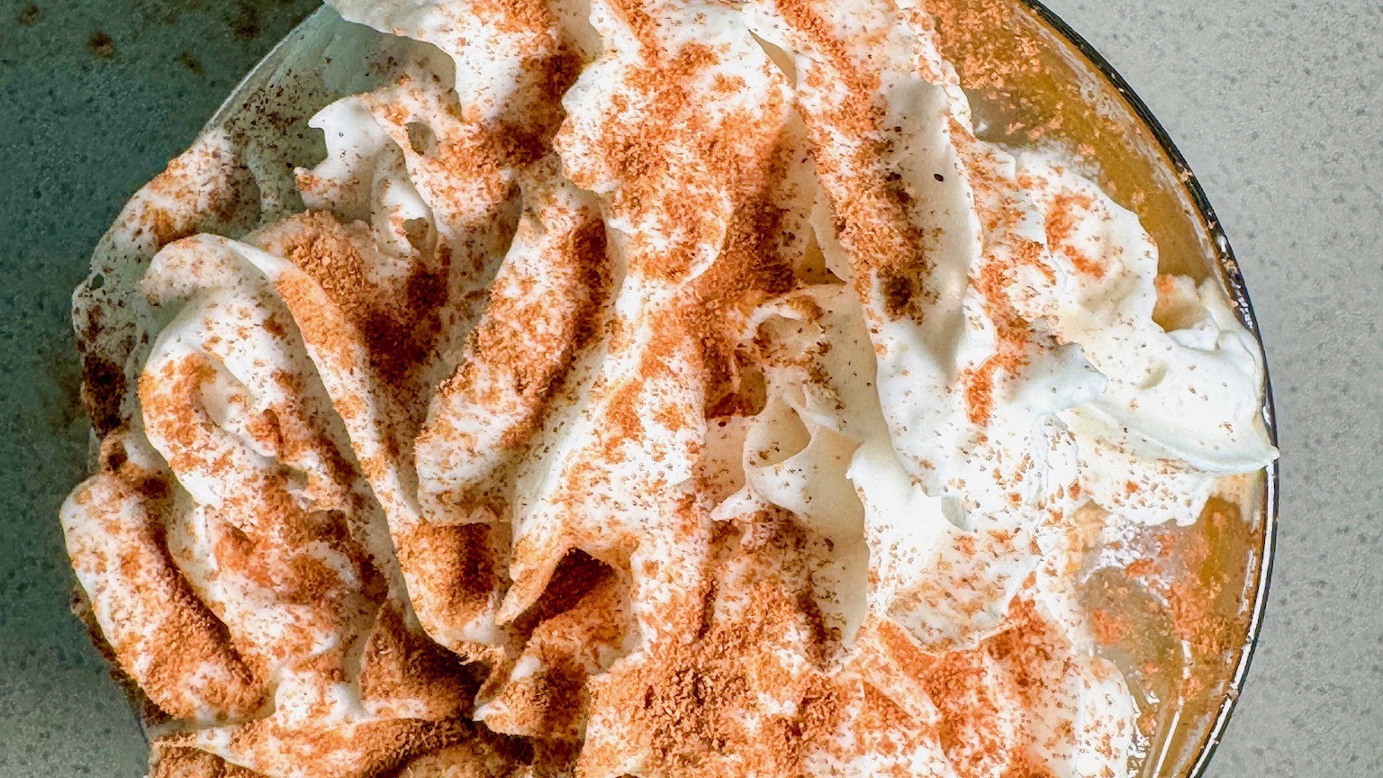 Image of Iced Pumpkin Spice Latte with Oat Milk Powder (Vegan + Dairy-Free)