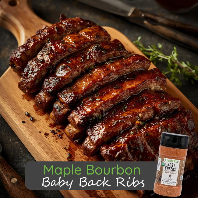 Image of Maple Bourbon Baby Back Ribs