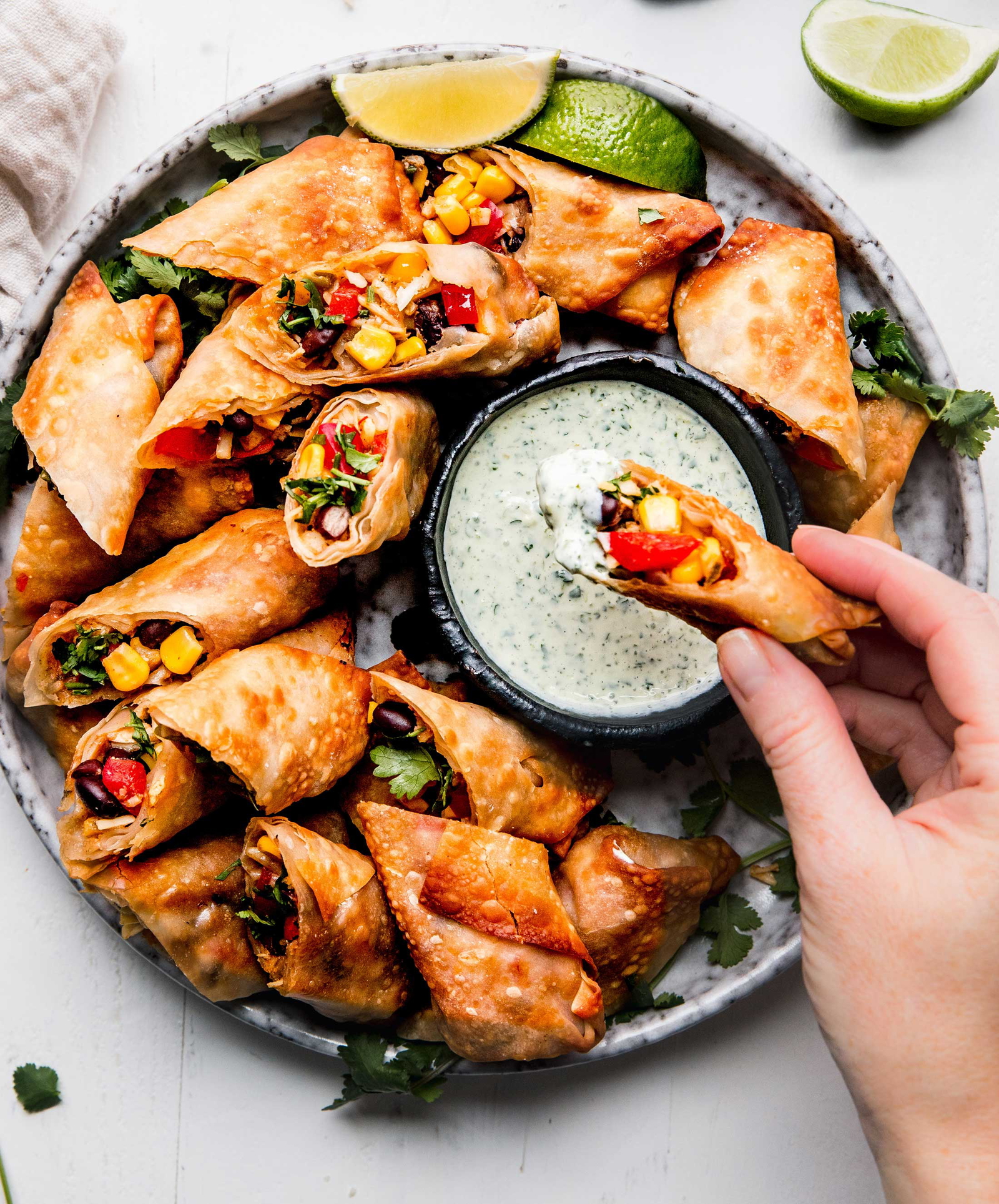 Air Fryer Southwest Egg Rolls