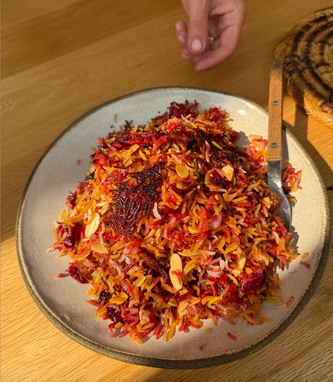 Image of Sour Cherry and Saffron Crispy Rice