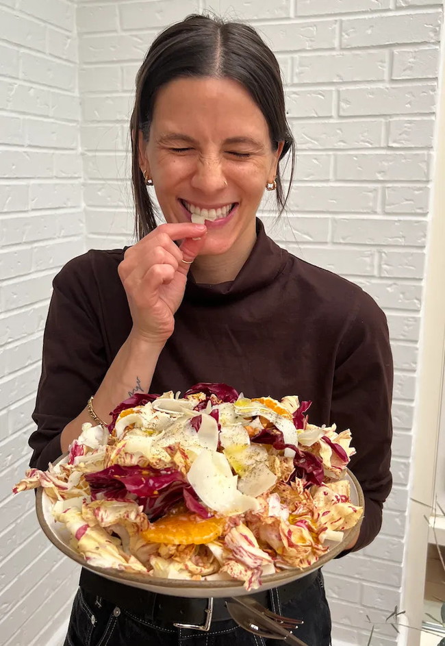 Image of Radicchio Salad with Honey Shallot Vinaigrette